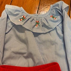 RESERVED Christmas Top